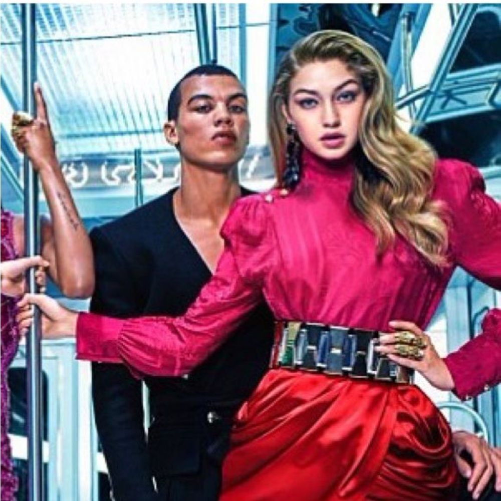 Balmain X H&M Elegant Fuchsia Women's shirt